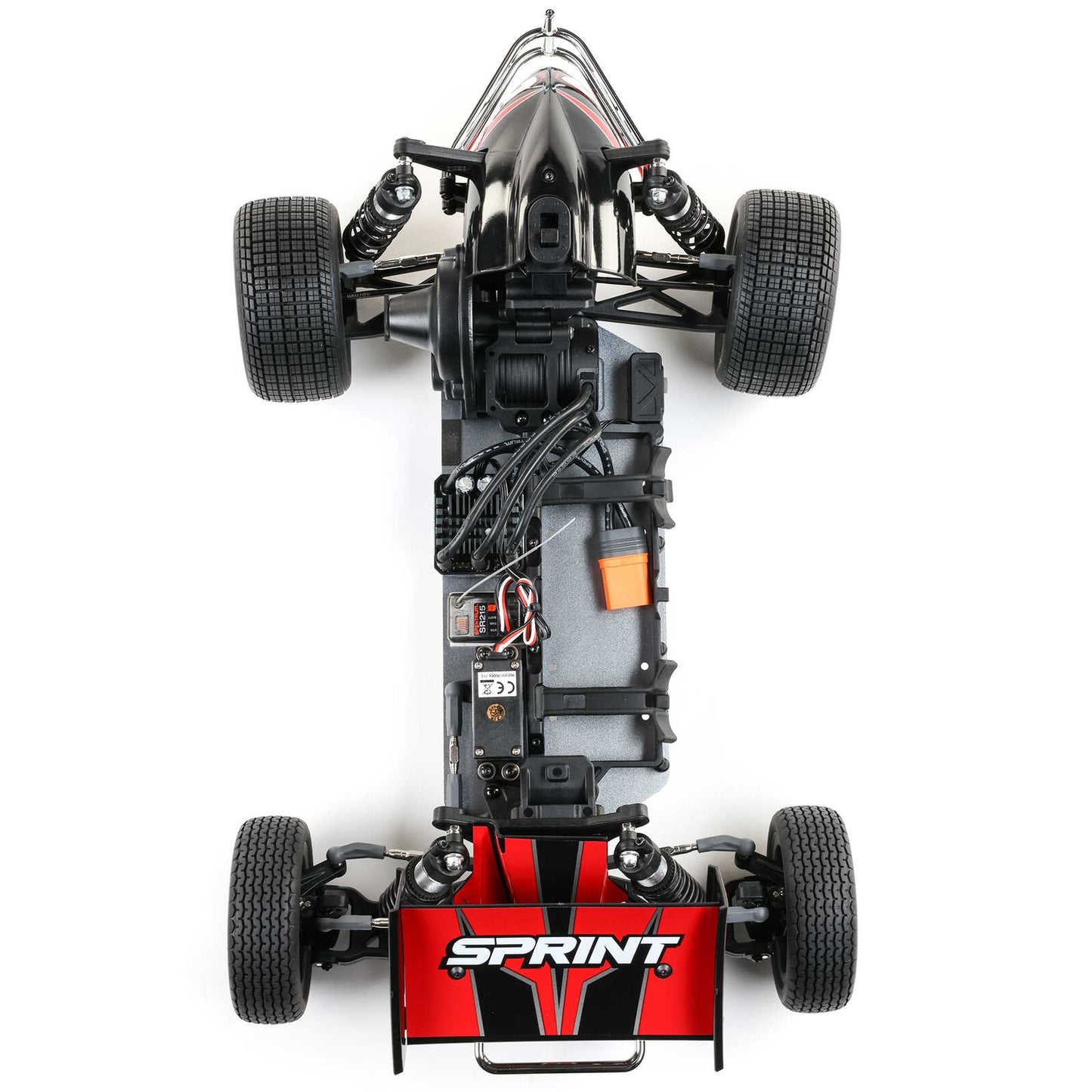 LOS-2359 1/10 Scale  2WD 22S Sprint, RTR with Battery and Charger, Red