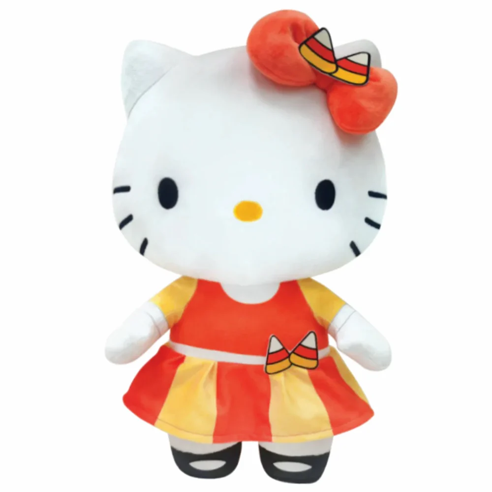 ZUK01933 Hello Kitty 10" In Candy Corn Dress