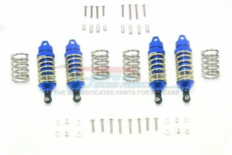 GPMRUS47580FR-BK-GD-BEBK RUSTLER VXL Aluminum Front+Rear Shocks - Black
