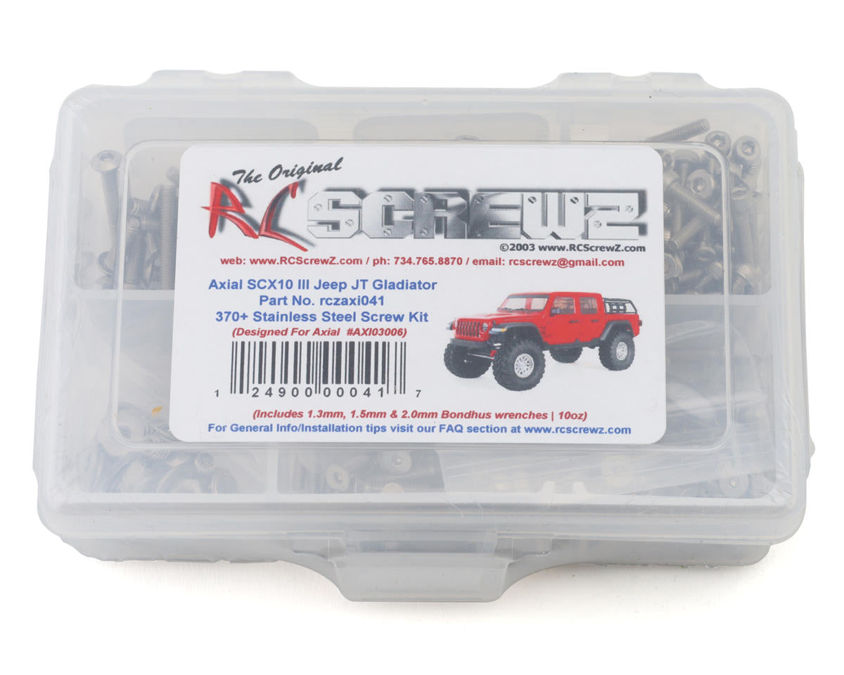 RCZAXI041 SCX10III Screw Kit