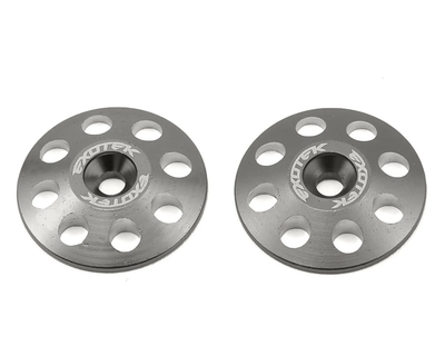EXO1665GUN 22mm 1/8 XL Aluminum Wing Buttons (2) (Gun Metal)