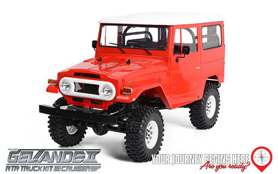 Z-RTR0047 RC4WD Gelande II RTR Truck w/Cruiser Body Set (Red)