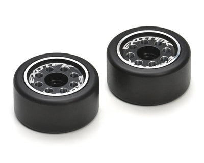 EXO2027 22S Drag Aluminum & Delrin Wheelie Bar Wheels