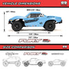 ARA3221S Arrma 1/10 FURY MEGA 550 2WD Short Course Truck RTR with Battery & Charger