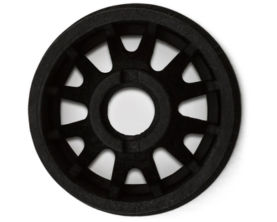 NX-USA-EVO-R+2 NEXX Racing Mini-Z "JUD" EVO Rear Threaded Side-Wall RWD Carbon-Fiber Rims (2mm Offset) (Black) (2)