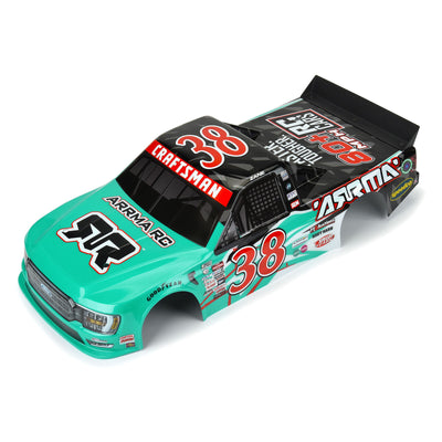 ARA410018 2023 LE No. 38 F150 NASCAR Trk Body Teal: Infraction 6S