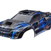 7869-BLUE Body, XRT® Ultimate, blue (painted, decals applied) (assembled with front & rear body supports for clipless mounting, roof & hood skid pads)