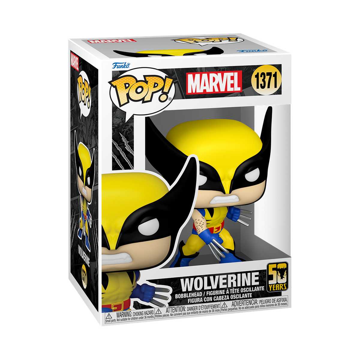 FU77438 Marvel-Wolverine (Classic Suit) 50th Anniversary #1371