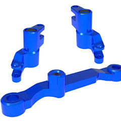 10743-BLUE Aluminum Bellcrank Steering Assembly Mini Maxx