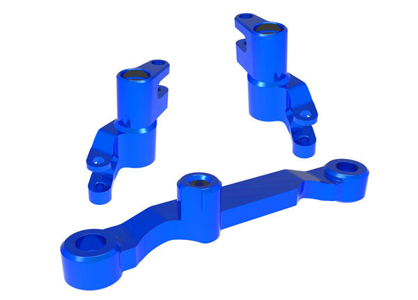 10743-BLUE Aluminum Bellcrank Steering Assembly Mini Maxx
