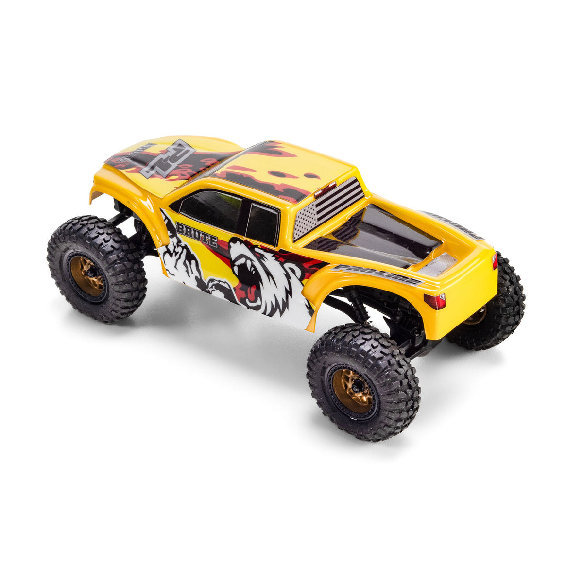 PRO375217 Pro-Line Racing 1/30 Pre-Cut Brute Body, Clear: Axial SCX30