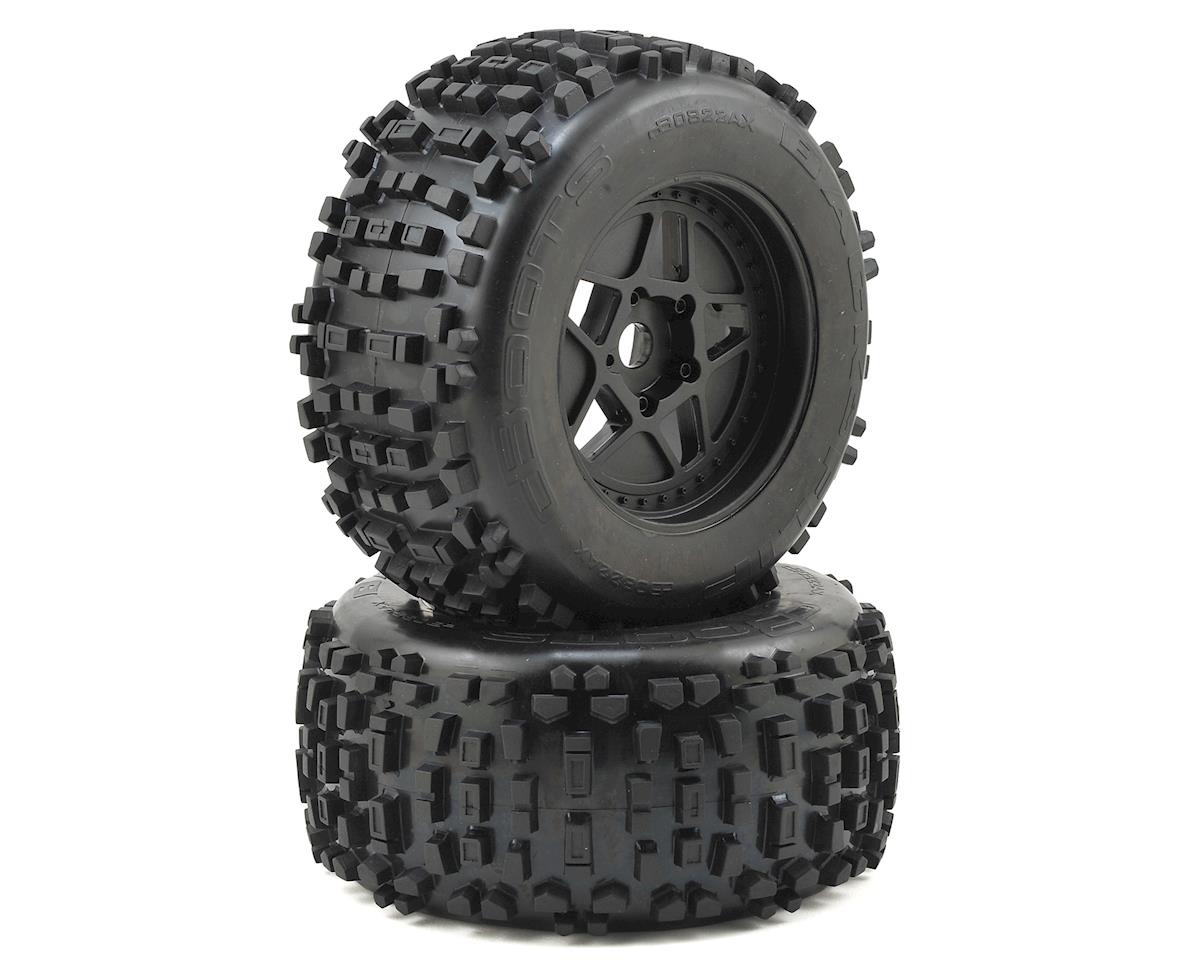 ARA510092 Dboots 'Back-Flip Mt 6S' Pre-Mounted Tires (Black) (2)
