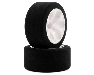 JAC2050 Prism 1/10 Mounted Truck Foam Rear Hex Tires (Pink) (2) w/12mm Hex