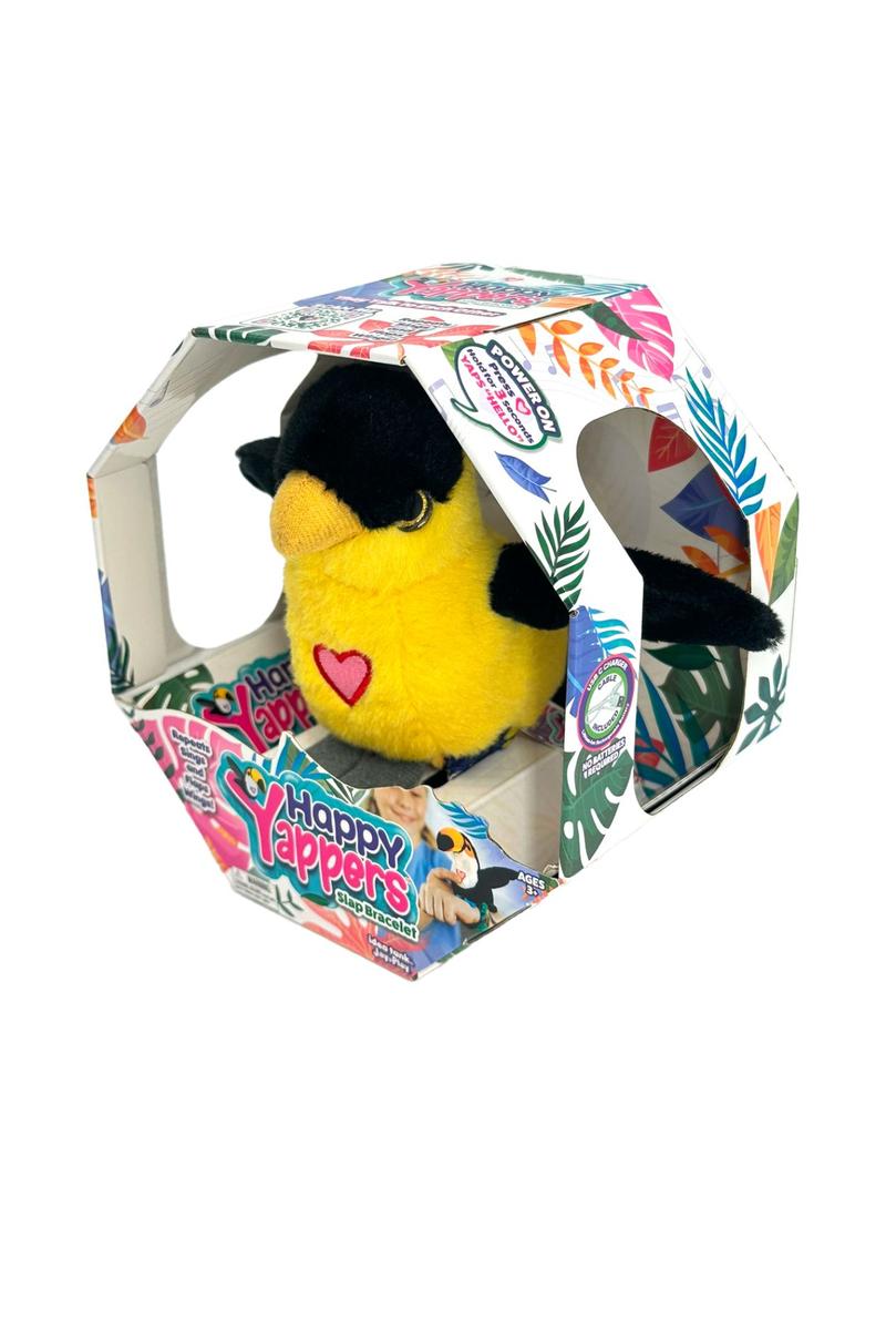 L2P 9590 Happy Yappers Chirping Plush Snap Bracelets – Bird Assortment Series 1