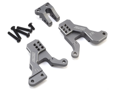 SAMTRX4-6023-GM Samix Aluminum Front Shock Plate for Traxxas TRX-4 (Grey)