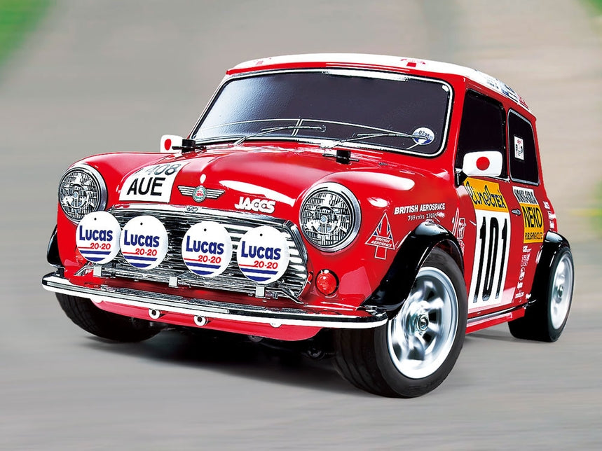 TAM58483 Tamiya 1/10 1994 Mini Cooper Rally M-05 FWD On-Road High Performance Racing Car Kit, LIMITED EDITION