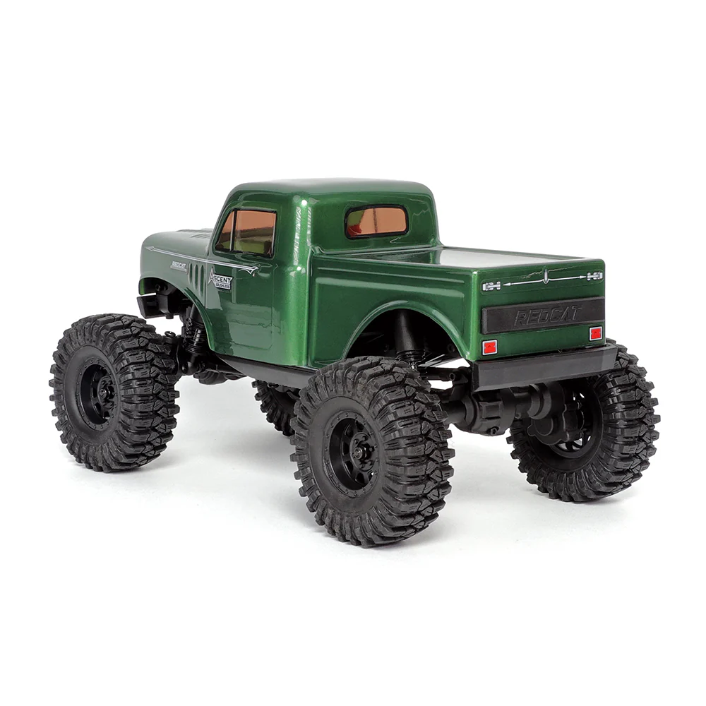 RER39150 Redcat Ascent-18 Brushless 1/18 Scale Brushless Electric Rock Crawler- Forest Green
