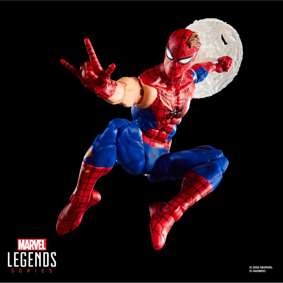 HSG0638 Spider-Man Marvel Legends Magic: The Gathering Battle-Damaged Spider-Man 6-Inch Action Figure and Card
