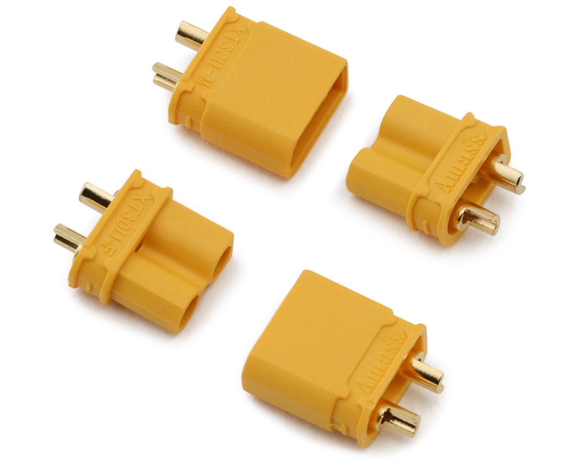 YEA-WPT-0153 Yeah Racing XT30 Connectors (2 Male/2 Female)