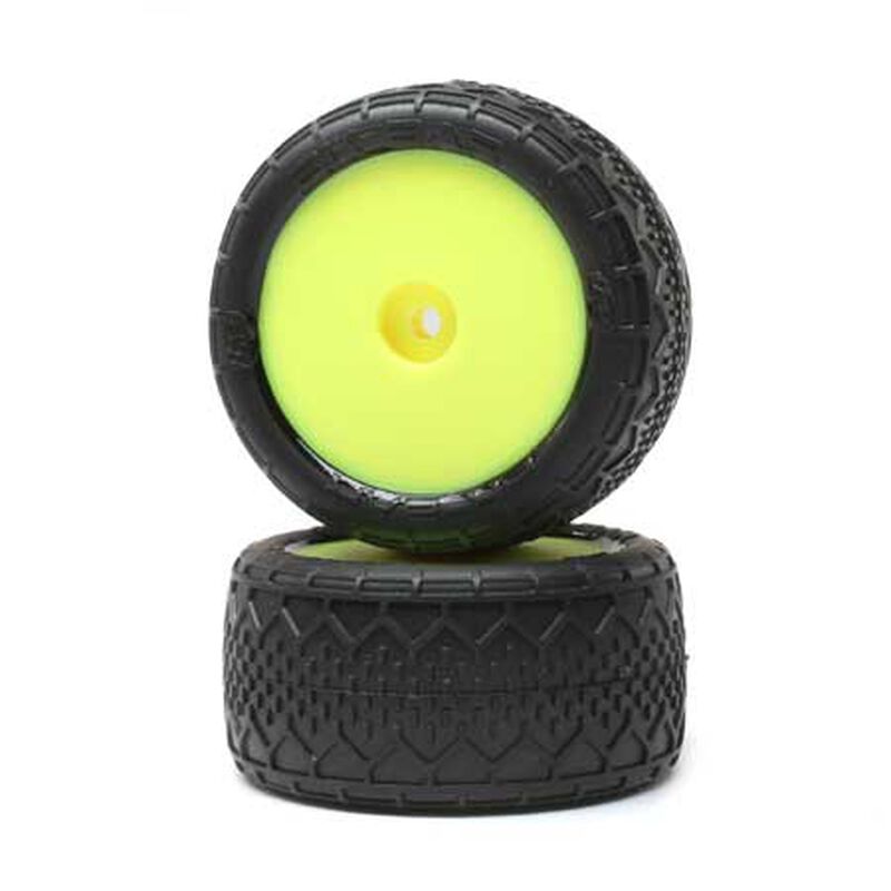 LOS41016 Mini-B Rear Tires Yellow