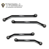 X003Q5LLN7 TREAL Aluminum 7075 High Clearance Links Set (4pcs) Chassis Lower Links for TRX4M 1/18 RC Crawler-Black