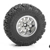 Z-W0327 1.9" 5 Lug Steel Wheels w/Beauty Ring (Silver)