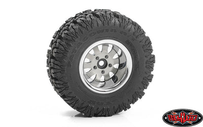 Z-W0327 1.9" 5 Lug Steel Wheels w/Beauty Ring (Silver)