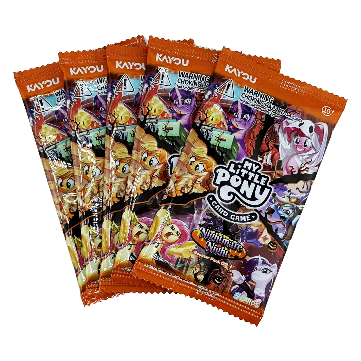 KAYOU My Little Pony Card Game Nightmare Night Collector Bundle Series 3
