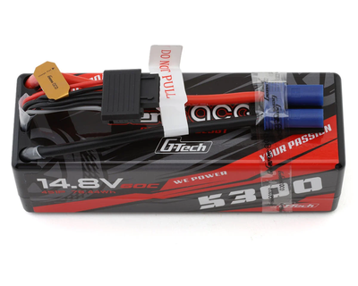 GEA534S60E5GT Gens Ace G-Tech Smart 4S LiPo Battery 60C (14.8V/5300mAh) w/EC5 Connector