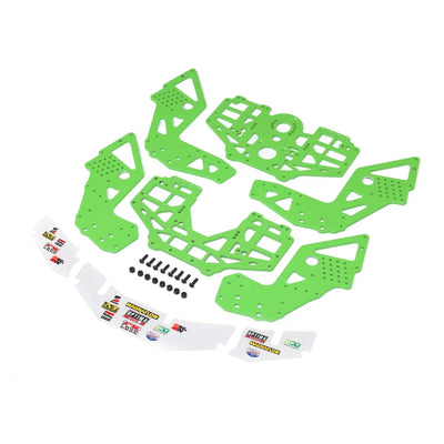 LOS-1826 Losi Chassis Plate Set, Green: LMT 2.0