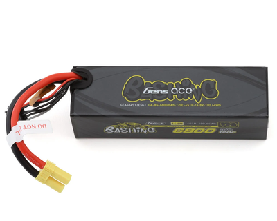 GEA684S12E5GT Gens Ace G-Tech 4S Bashing Series Hardcase LiPo Battery 120C (14.8V/6800mAh) w/EC5 Connector