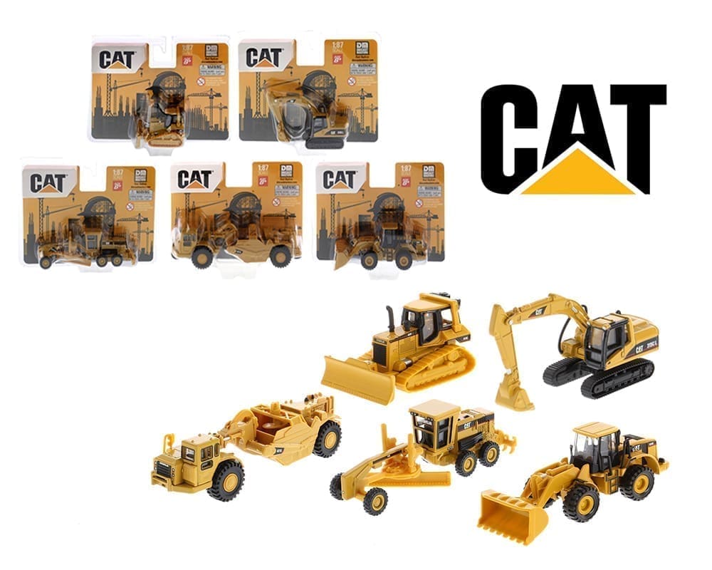 DCM84400A 1/87 CAT Diecast Masters Assortment