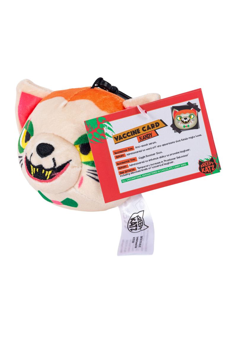 L2P KK4018  Kreepy Katz 4 Inch Clip-On Cat Plush Mystery Bags