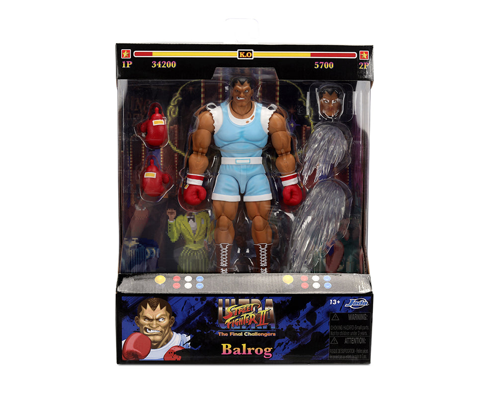 Jada 35741 Action Figure 6″ Street Fighter 2 Deluxe The Final Challengers Balrog