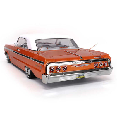 RER32895 Redcat SixtyFour Chevrolet Impala 1/10 RTR Scale Hopping Lowrider (Orange/White)