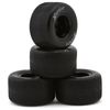 1RC5572 1RC Racing Pre-Mounted 1/18 Asphalt Modified Hoosier Tires (Black) (4) (F/R) (Soft)