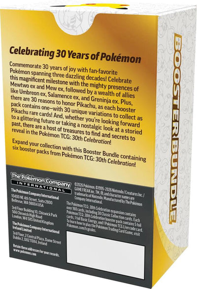 PKU10-10451-115 Pokemon 30th Celebration Booster Bundle