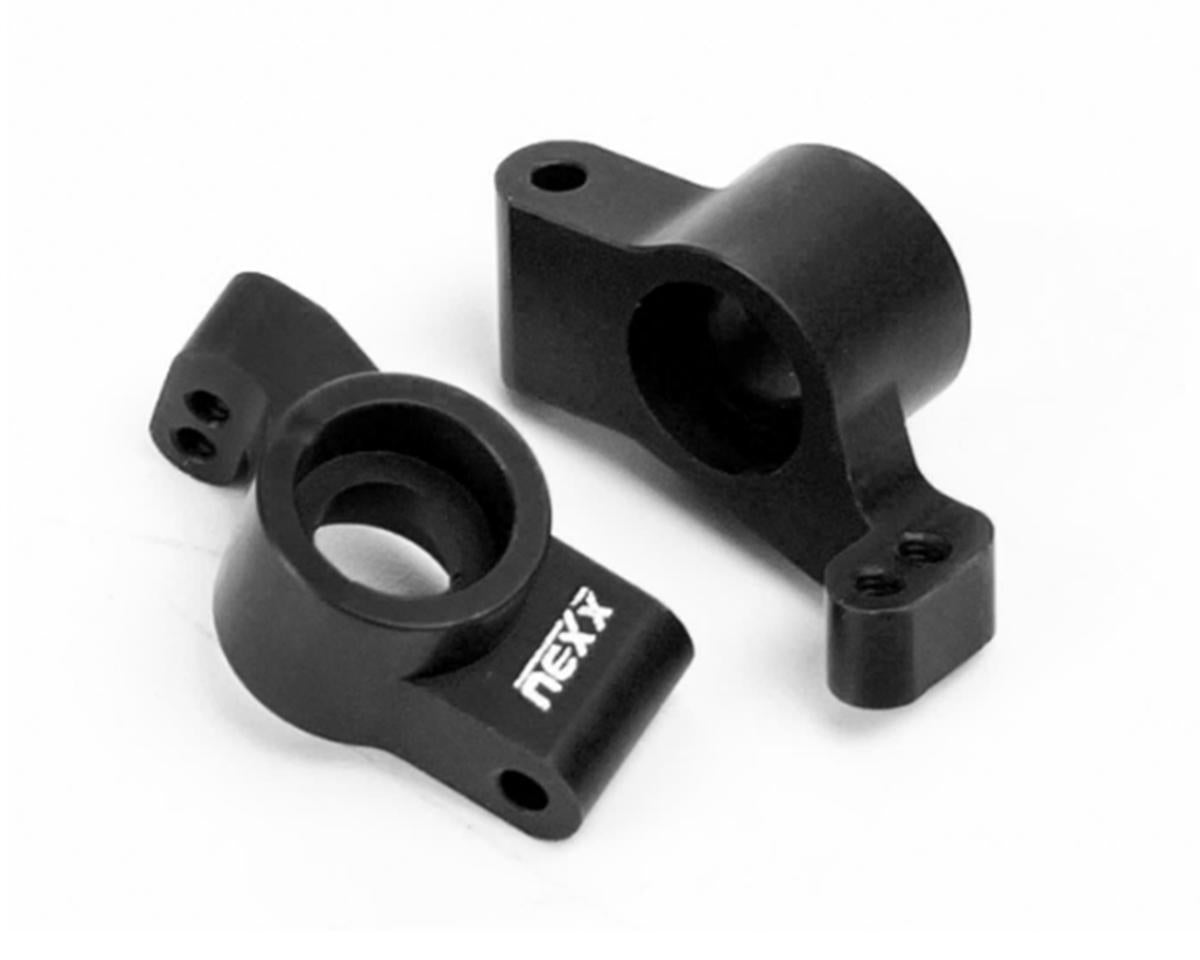 NX-458-B NEXX Racing Losi™ Micro-B Aluminum Rear Hubs (Black) (2)