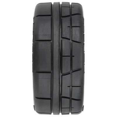 PRO1023510 1/8 Menace HP BELTED Speed Run F/R Tires Mounted 17mm Black (2)