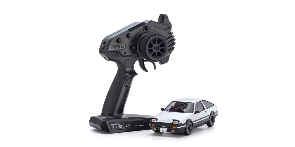 KYO32651ID MA-020 AWD Mini-Z Readyset w/Toyota Sprinter Trueno AE86 INITIAL D Body (White)