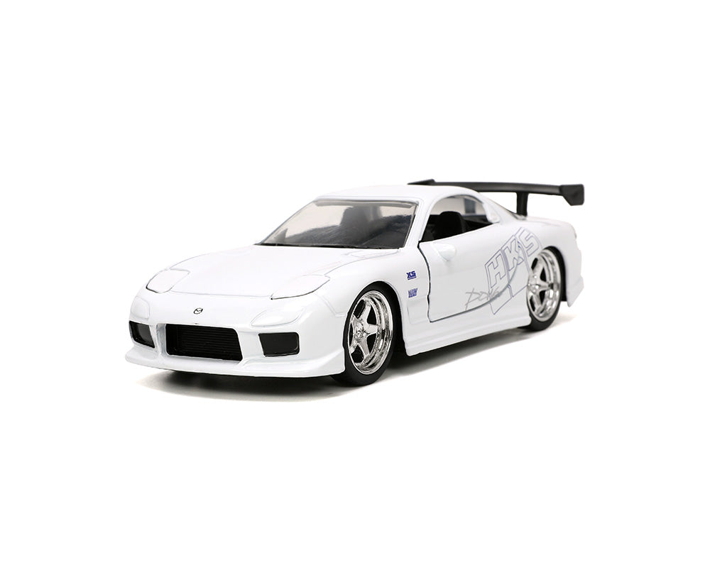 Jada 32588 1:32 1993 Mazda RX-7 HKS – White – Fast & Furious