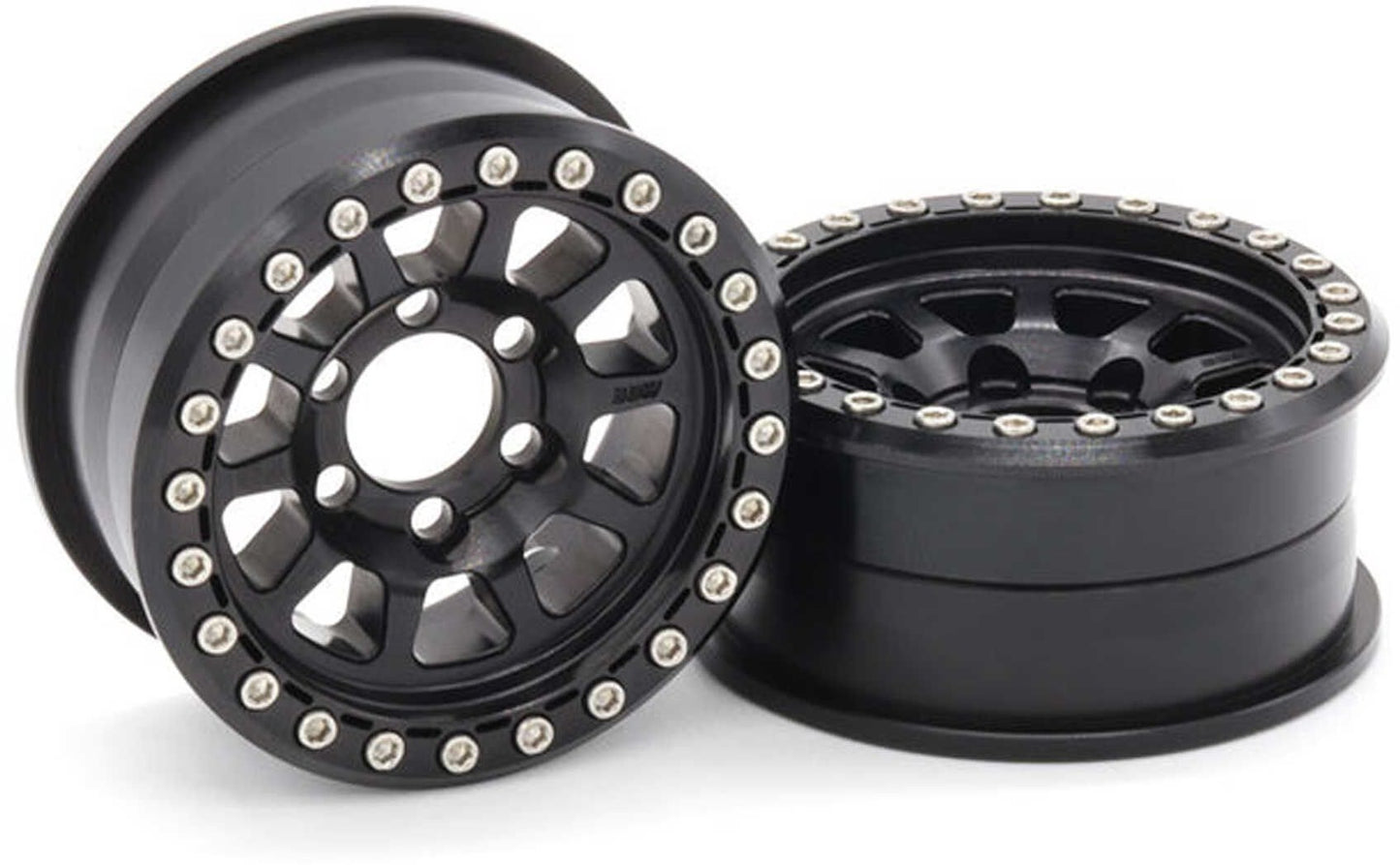 VPS08140 Battle Born Sierra 1.9" Beadlock Crawler Wheels (Black) (2)