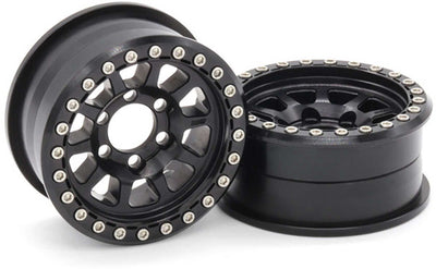 VPS08140 Battle Born Sierra 1.9" Beadlock Crawler Wheels (Black) (2)