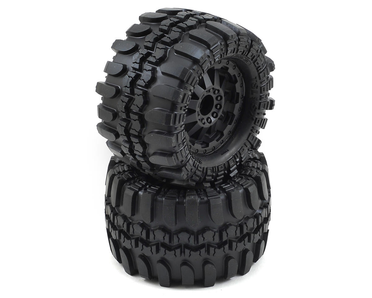 PRO1011015 Interco TSL SX Super Swamper 2.8" Pre-Mounted Tires (2) (Black) w/12mm Hex