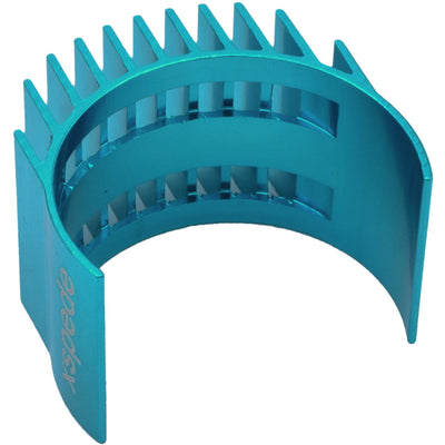 HREMX103816 Light Blue Clip-On Aluminum 540 550 Motor Heat Sink