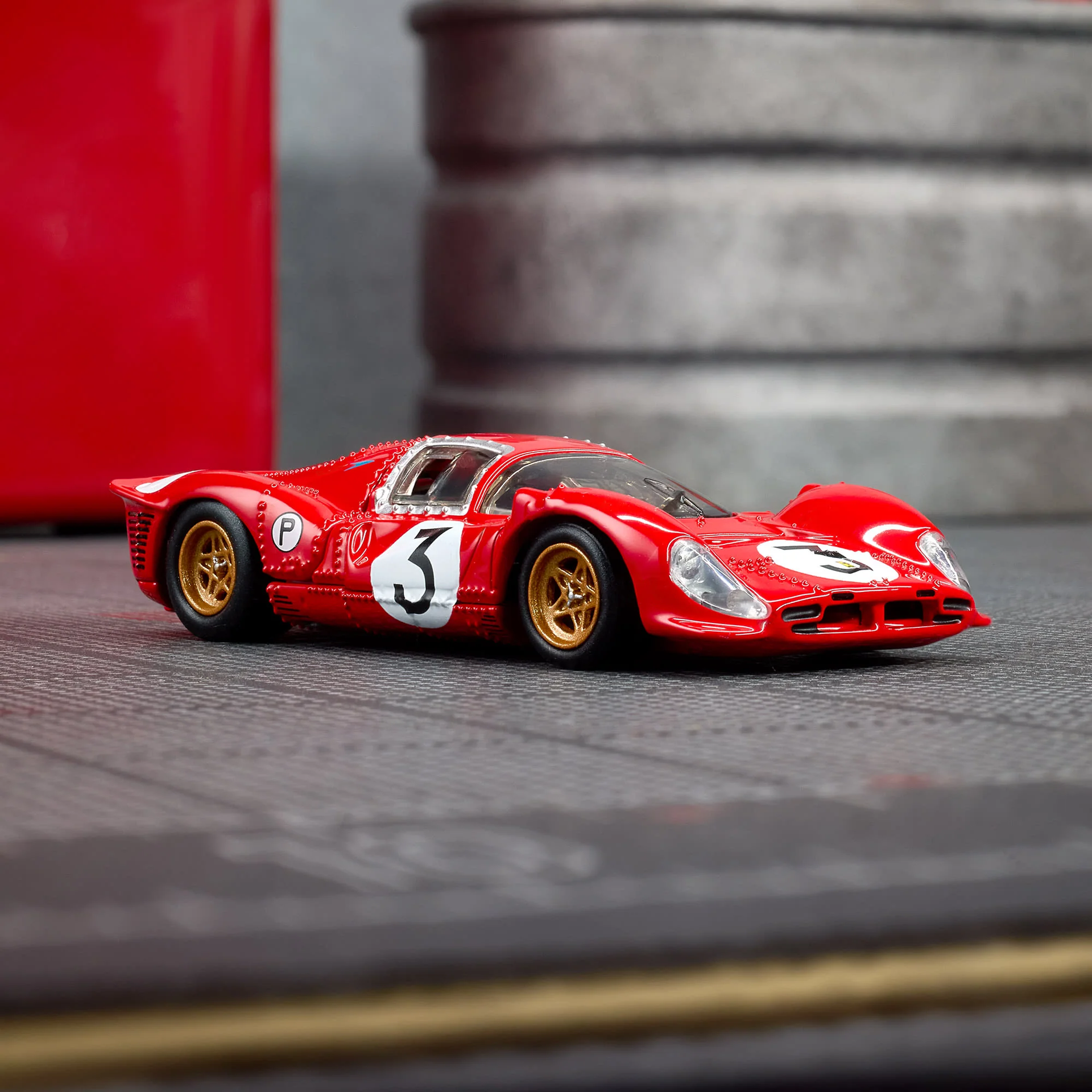 【Hot Wheels Elite】1967 Ferrari 330 P4 #3 HWJCP47 Hot Wheels Elite 64 1967 Ferrari 330 P4 – New Sun Racing