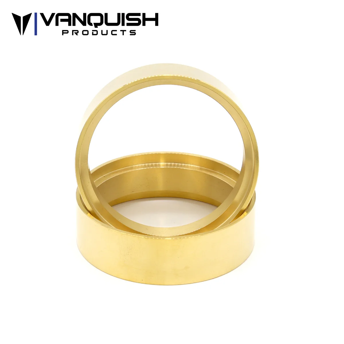 VPS05257 Vanquish Products 2.2 Brass Wheel Clamp Rings 0.8" Wide (Pair)