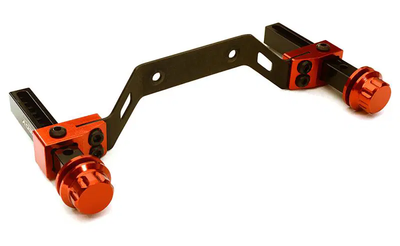 INTC27864RED Extended Front Body Mount & Post Set 4X4