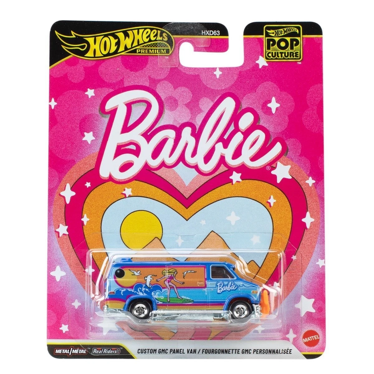 HWJHW98 Hot Wheels Premium Pop Culture Barbie Custom GMC Panel Van