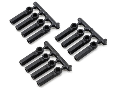 RPM73392 Long Shank 4-40 Rod Ends (Black) (12)